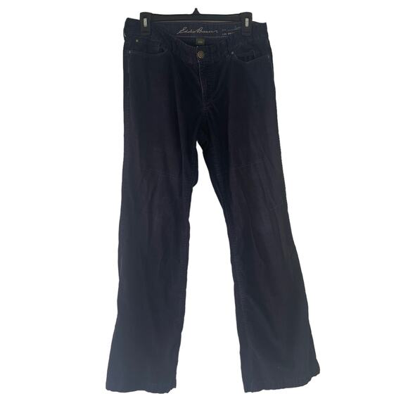 Eddie Bauer Women's Size 6 Blue Corduroy‎ Slightly Bootcut Pants - Picture 1 of 11